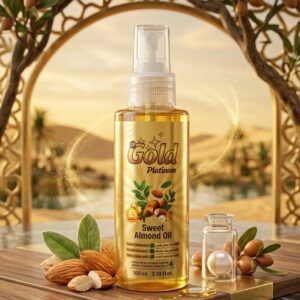 زيت شعر + V.E اللوز الحلو