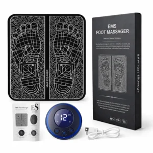 EMS Foot Massager جهاز مساج وتدليك القدم بـ 8 أوضاع مختلفة لتحسين الدورة الدموية وتخفيف آلام العضلات