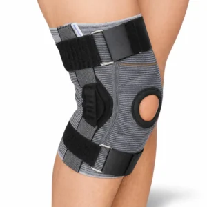 Hinged Knee Brace Open Patella ركبة مفصلية بدعامات مزدوجة