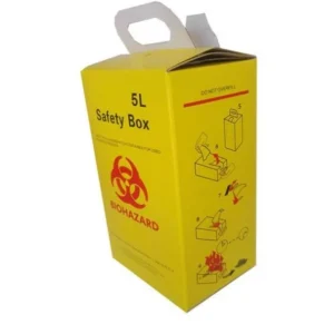 صندوق التخلص من الأدوات الحادة (Safe Box) 5 لتر