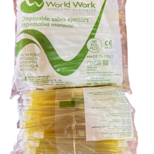 المتحده صائح شفط صفراء من World Work 100 قطعة