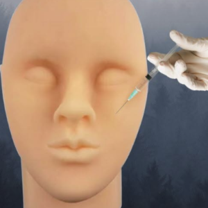 وجه سليكون لتدريب الحقن و الجراحة التجميليه