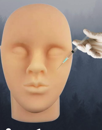برو كير وجه سيليكون للتدريب على الحقن وجه سليكون لتدريب الحقن و الجراحة التجميليه